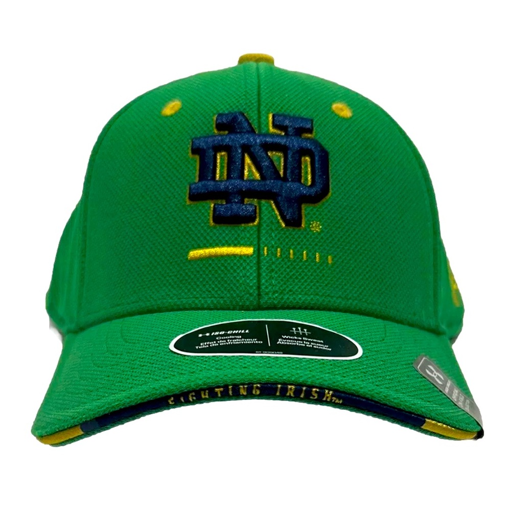 NWT Notre Dame Fighting Irish Under Armour Youth Embroidered Adjustable Hat Cap